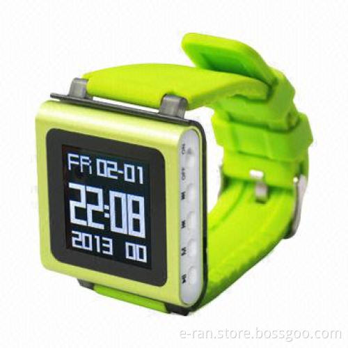 2014 Hot Selling 1.5-inch Screen Watch MP4 Player, Supports FM/Recorder/Clock Function